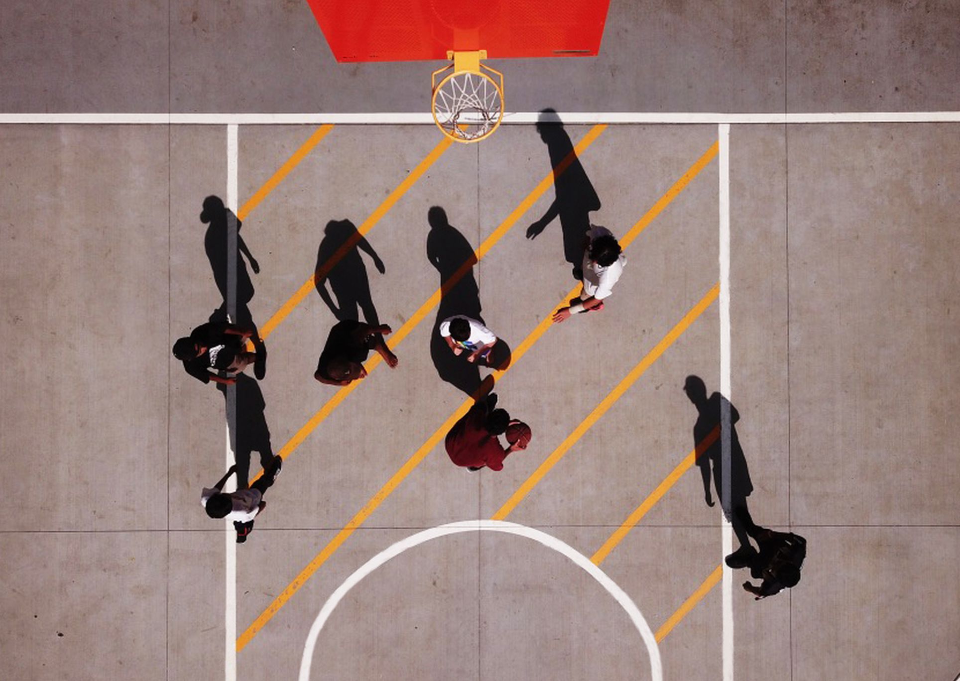 Basketball D Half Court, Cameron Reserve