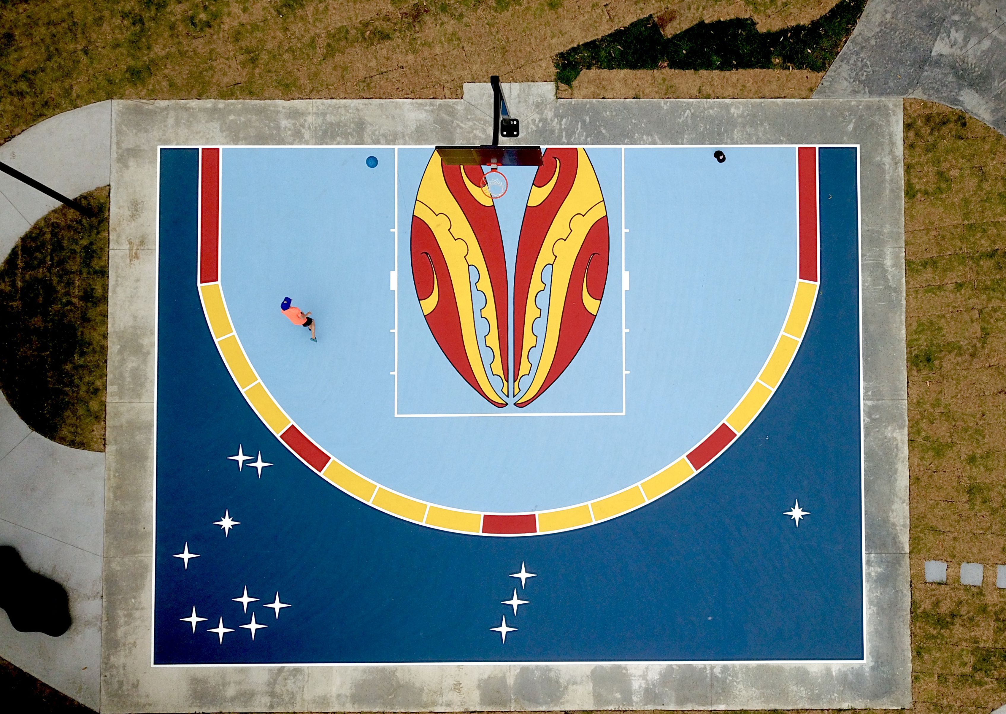 Welcome Bay, Basketball Art Court