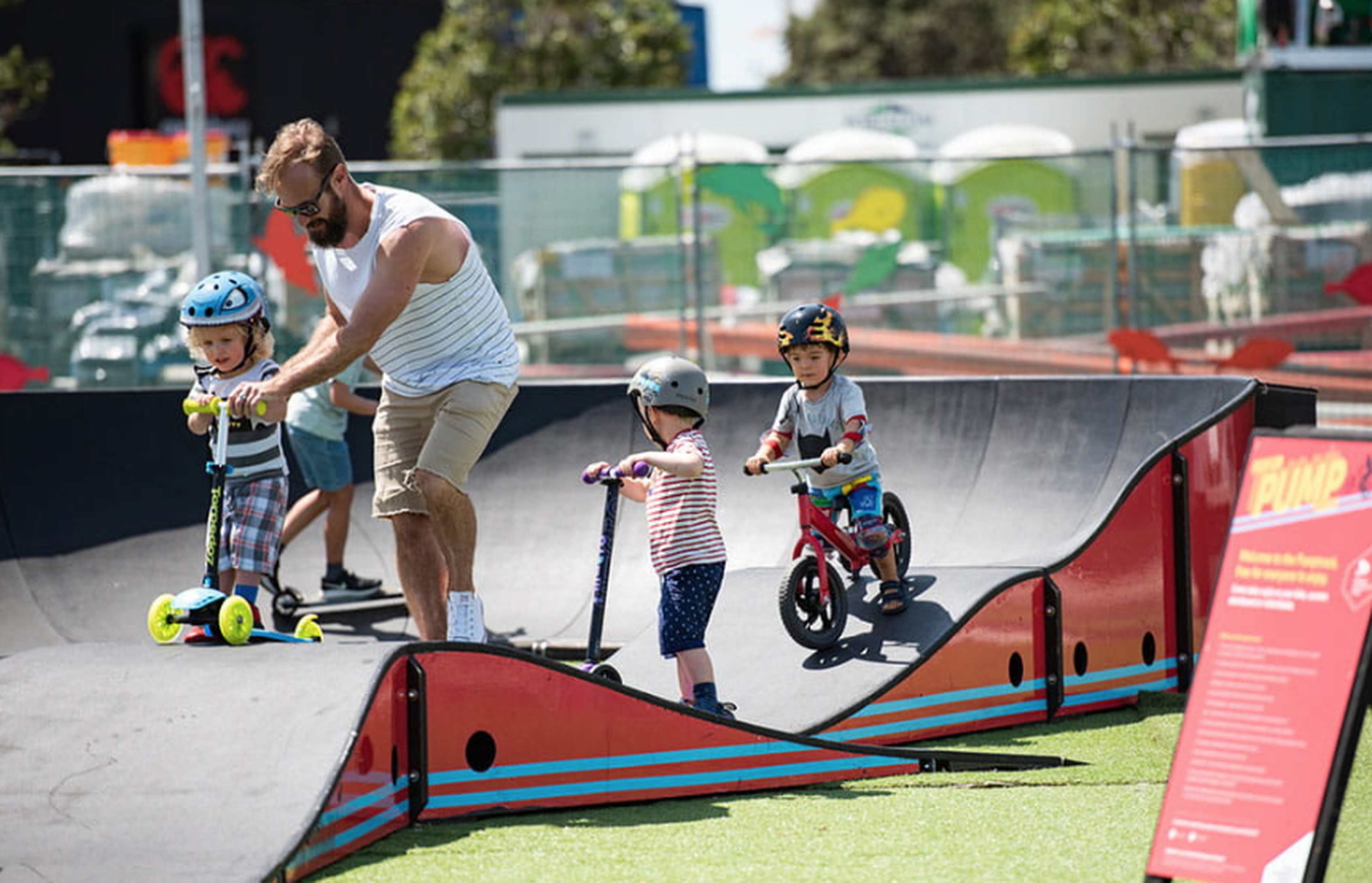Modular Pumptrack Auckland Waterfront
