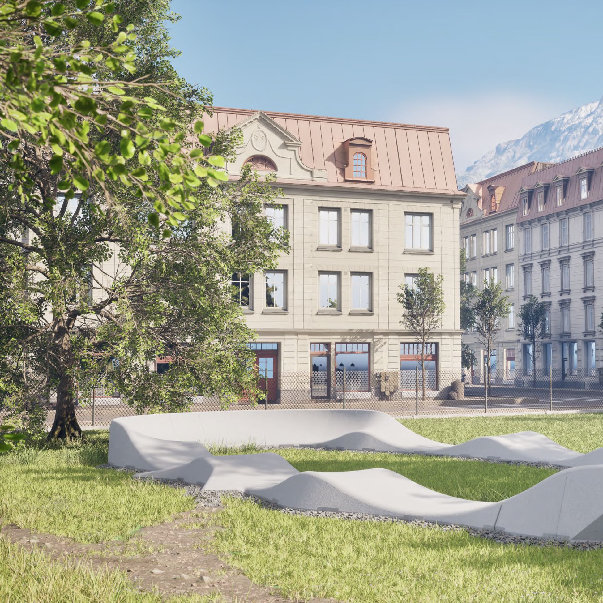 Urban Pump Track - Concrete