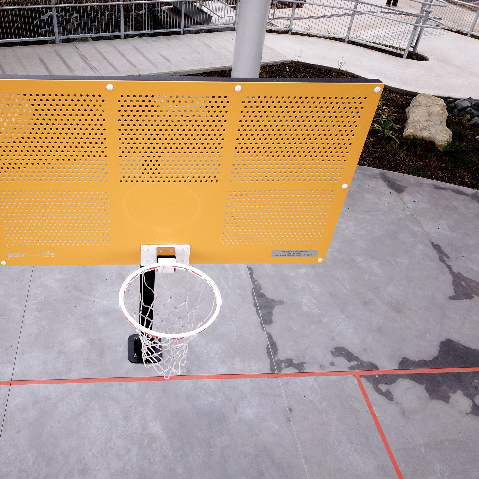 Grizzly Basketball Hoop, Te Kuiti, Made in NZ