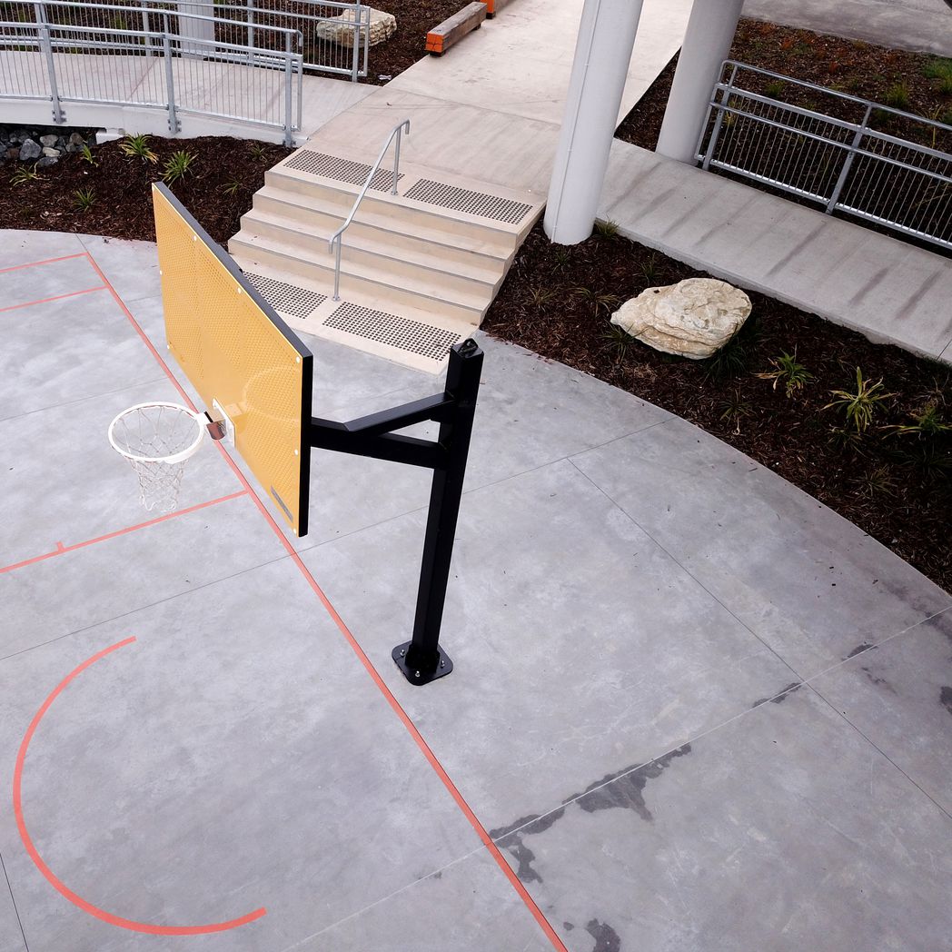 Basketball Hoop, Grizzly Tower