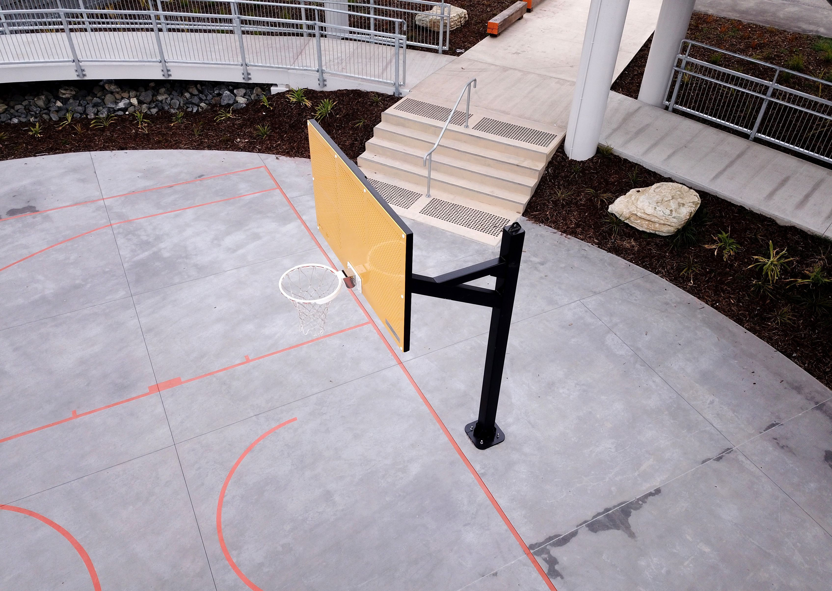 Basketball Hoop, Grizzly Tower