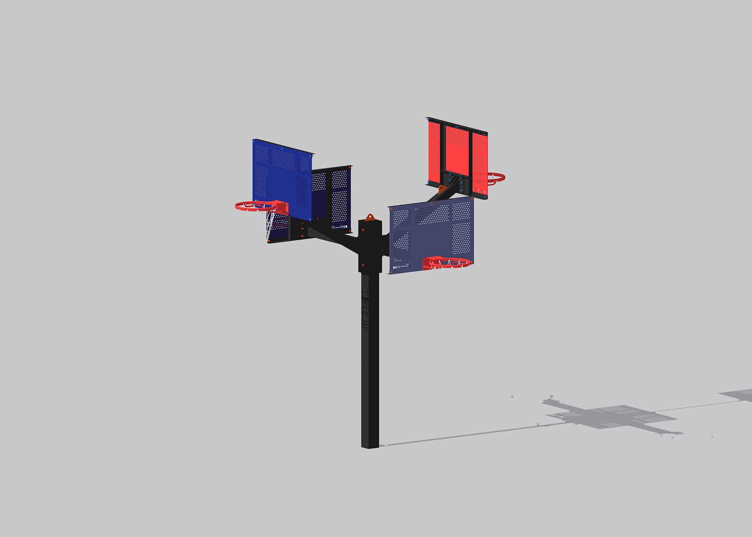 BB03 Four Way Basketball Tower