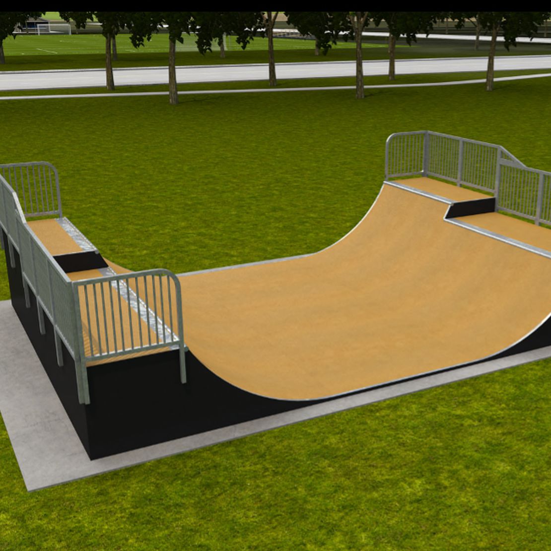 SK04 Skate Mini Ramp 4' 5'