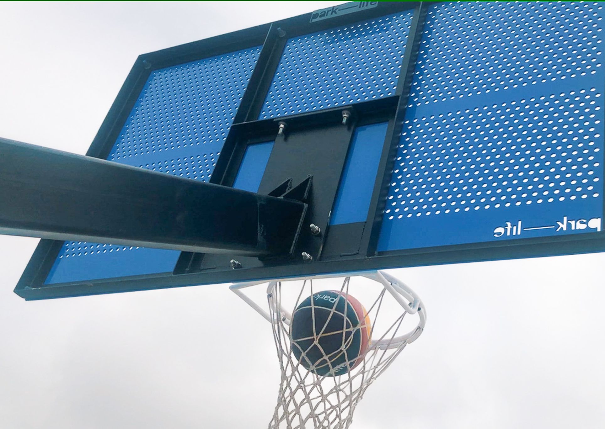 Grizzly Basketball Hoop, Acland Park, Made in NZ