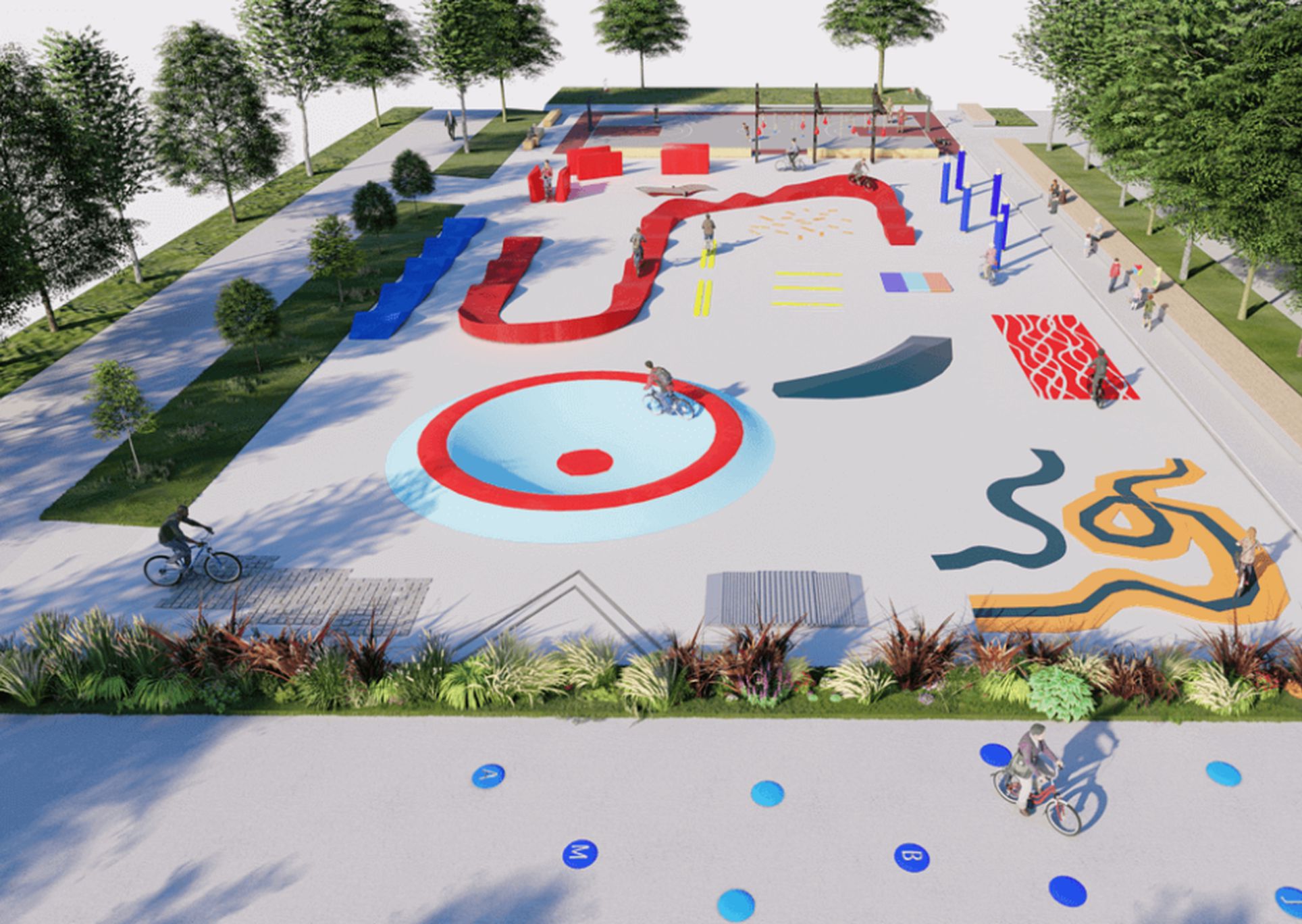Bicycle Motor Skills Park
