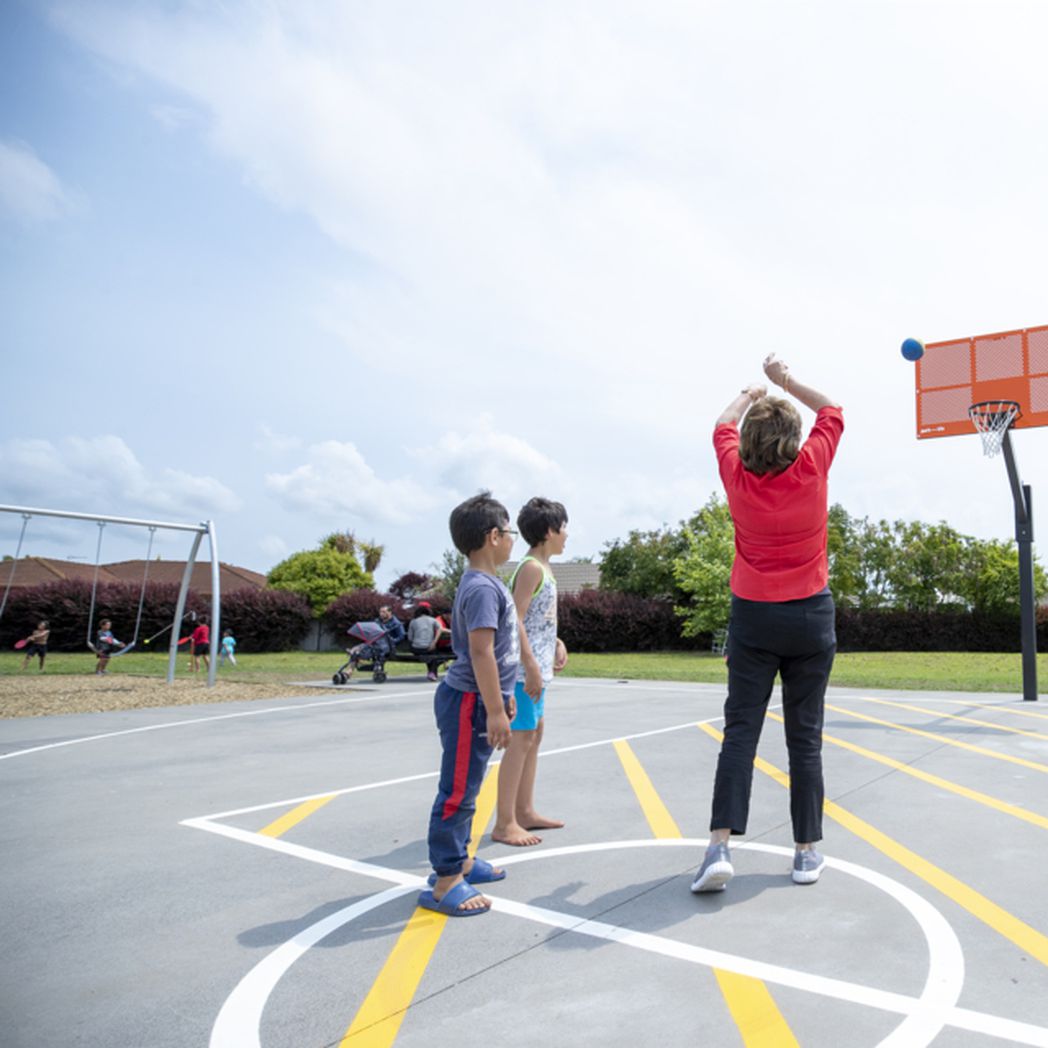Basketball D Court Clarice Reserve Basketball D Court Clarice Reserve