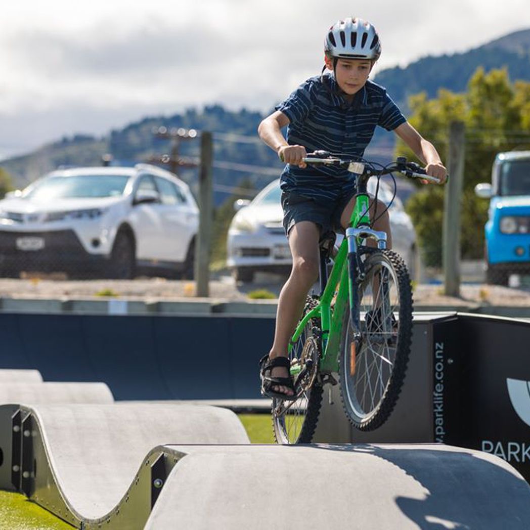 Boomerange Pumptrack Lake Taupo Holiday Park Boomerange Pumptrack Lake Taupo Holiday Park