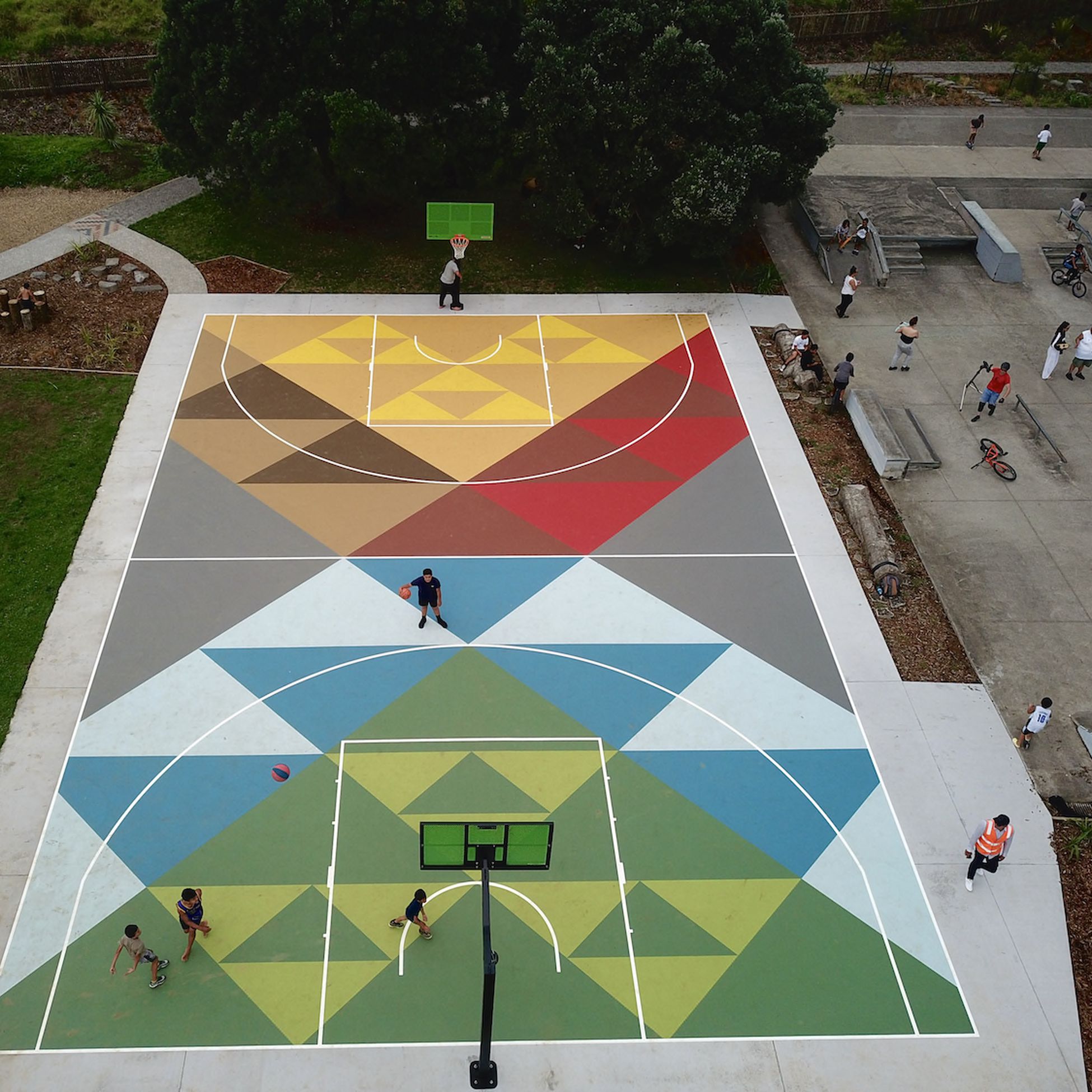 Māngere Maunga Basketball Court