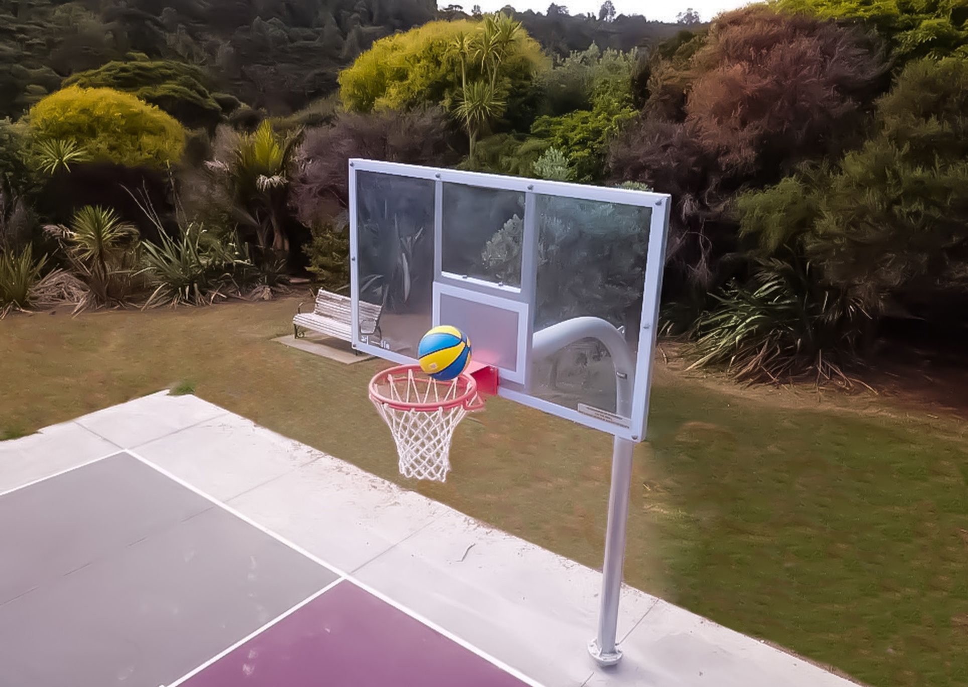 Mighty Basketball Hoop, Manuka Reserve