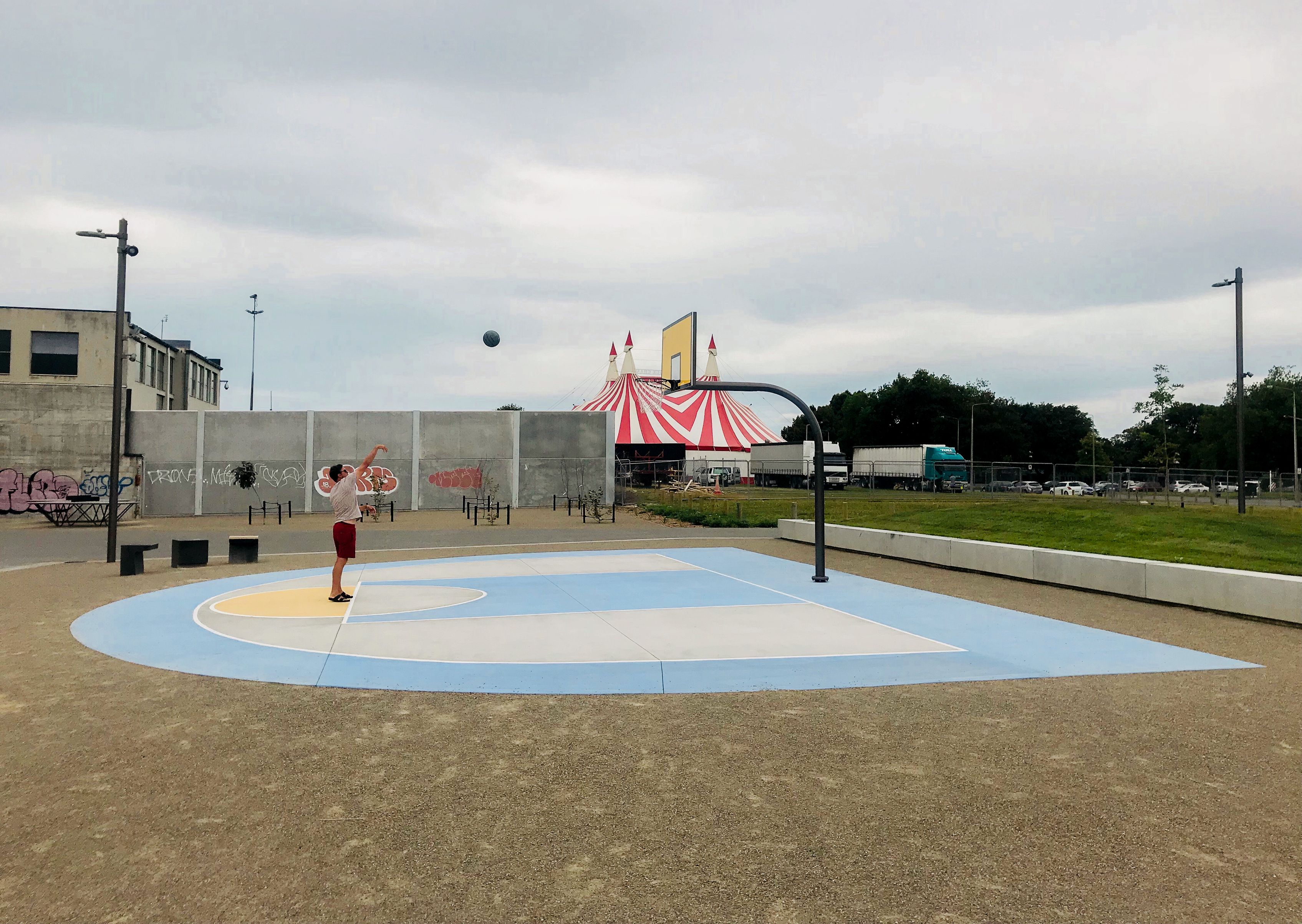 Basketball D Half Court Rauora Park Basketball D Half Court Rauora Park