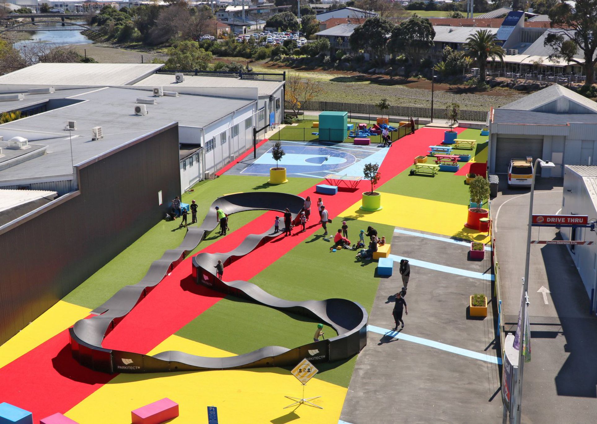 Pump Track, Nelson Riverside Youth Pop Up Park