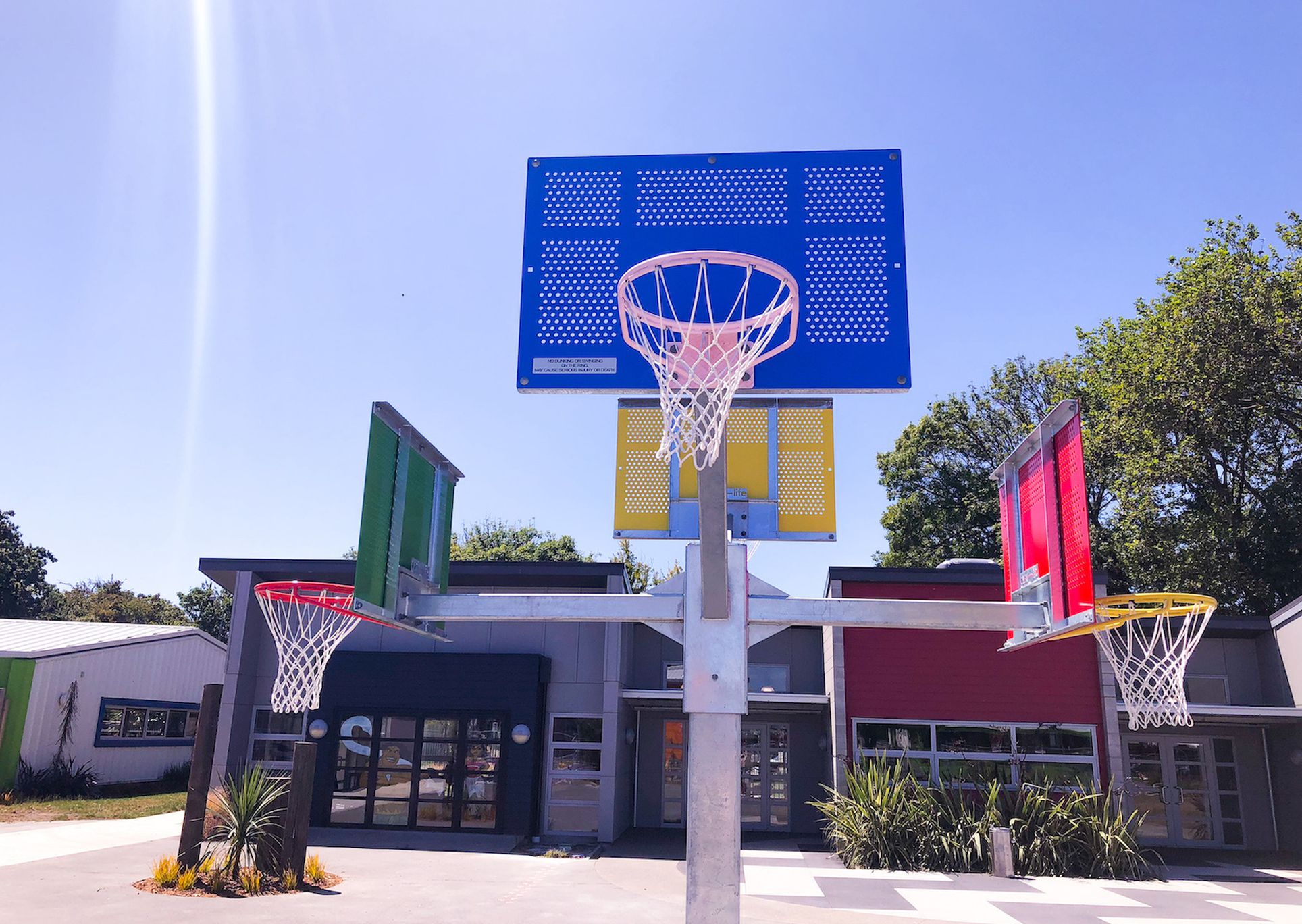 4 Way Basketball Tower, Te Waka Unua School