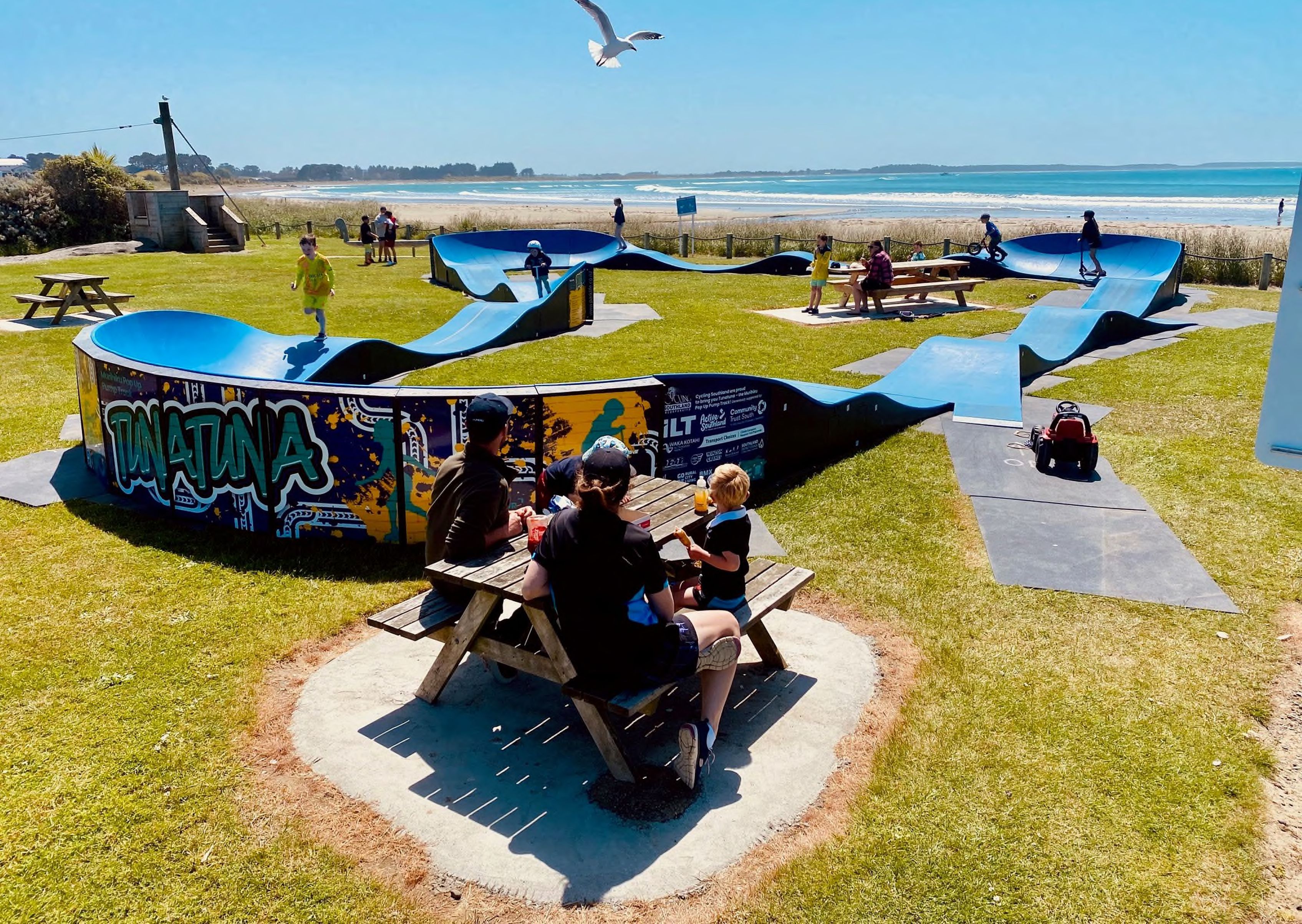 Photo by Cycling Southland Bluff Pump Track