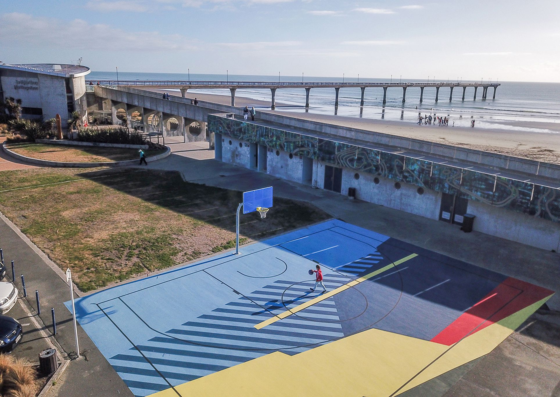 New Brighton Basketball Art Court